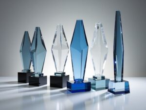Innovative Materials for Trophies From Crystal to Acrylic