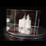 3D laser engraving trophy