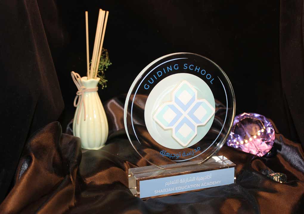 Crystal Trophy with UV printing