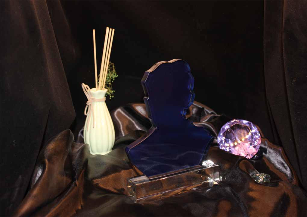 Crystal Trophy with UV printing