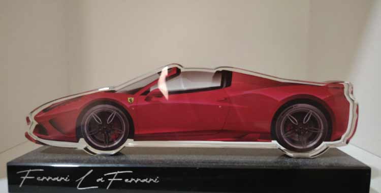 Crystal Trophy with UV printing