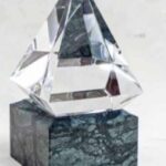 Crystal Trophy with marble base