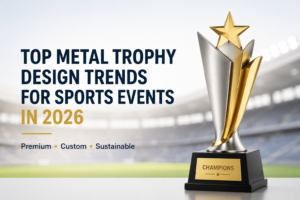Top metal trophy design trends 2026
